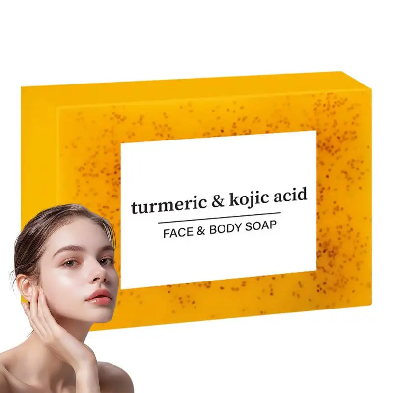 Lemon Turmeric Brightening Soap Bar - Lighten Dark Areas & Refresh Your Skin