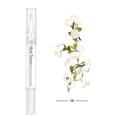 Nail Nutrition Oil & Cuticle Oil Pen Nail Care Fruit Flavor Cuticle Revitalizer Treatment Manicure Soften Skin Protection