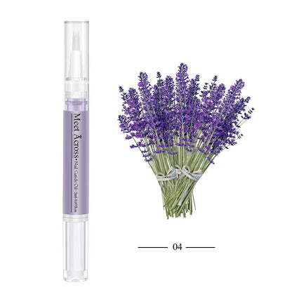 Nail Nutrition Oil & Cuticle Oil Pen Nail Care Fruit Flavor Cuticle Revitalizer Treatment Manicure Soften Skin Protection