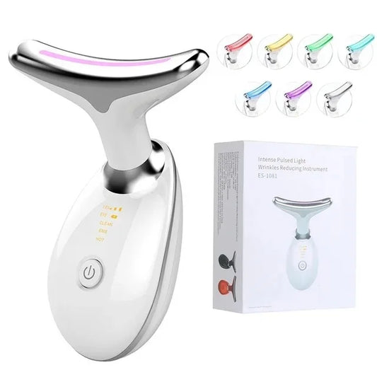 Revitalize Your Skin: 7 Colors Anti-Wrinkle Facial Massager for Youthful Radiance and Double Chin Reduction!