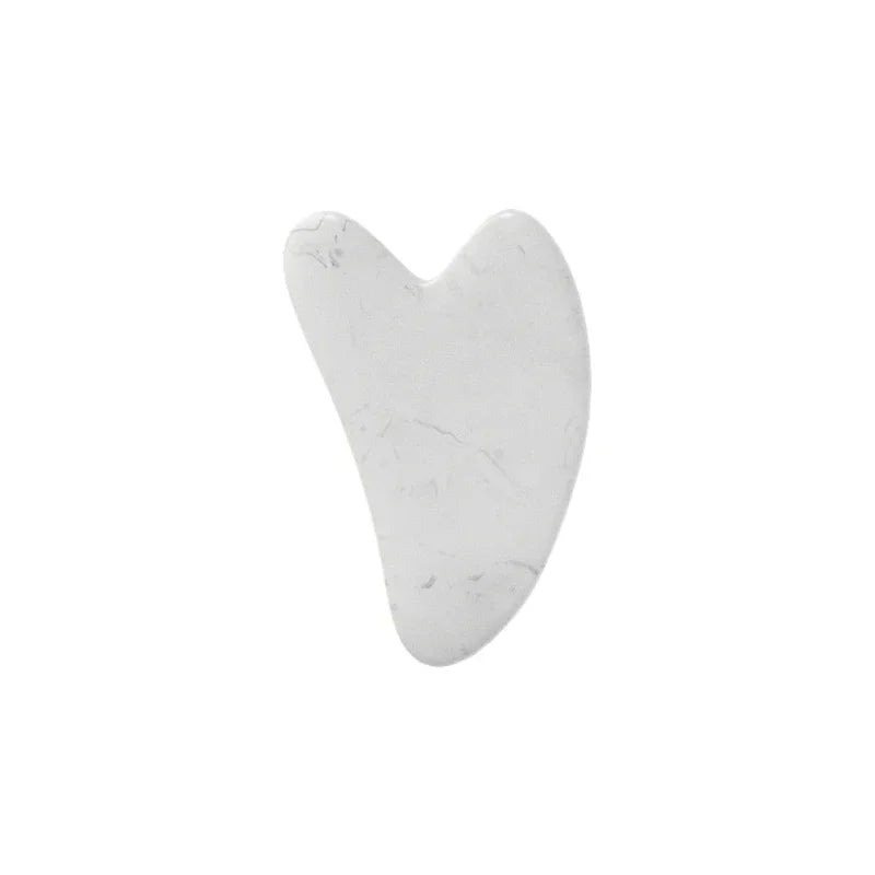 Heart-Shaped Double Head Resin Roller Massager Set for Face and Eye Scraping Therapy