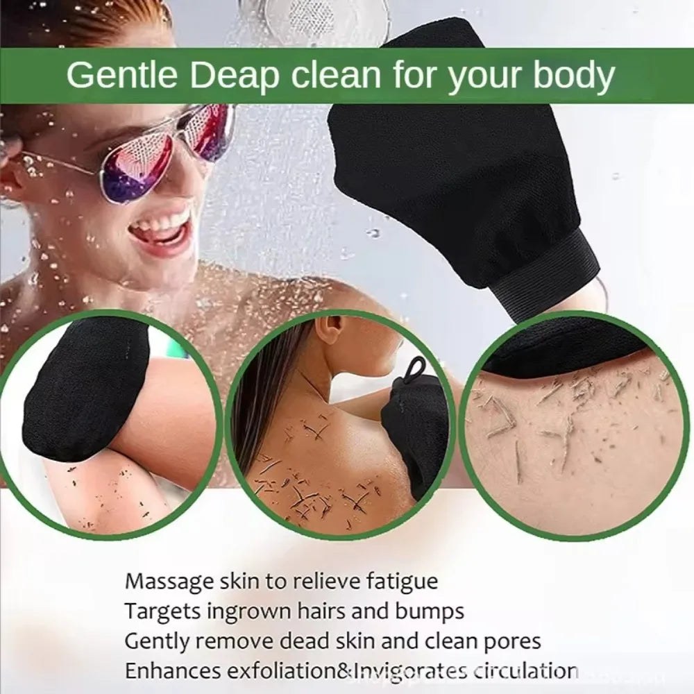 Exfoliating Kessa Glove/Hammam Mitt/Moroccan Bath Glove Remove Dead Cells, Rejuvenate & Nourish Skin